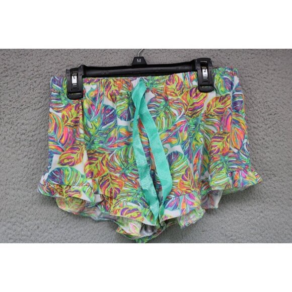 Mentally Exhausted Pajama Set-Shorts-Ruffle-Medium-Colorful - Picture 2 of 16